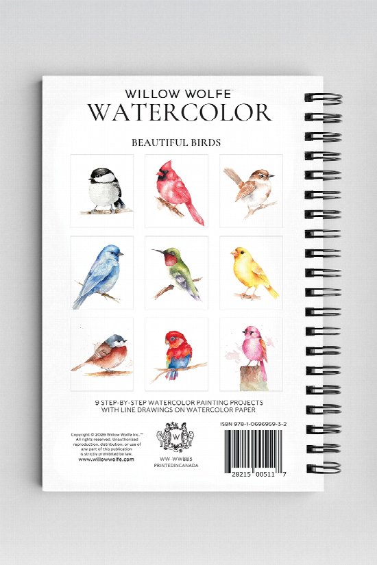Beautiful Birds Watercolour Workbook 2